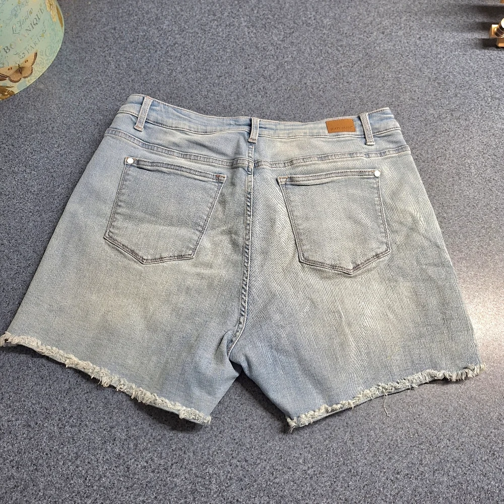 Judy Blue Los Angeles Denim Cut-Off  Shorts, Size 2XL, Style#JB150098LT